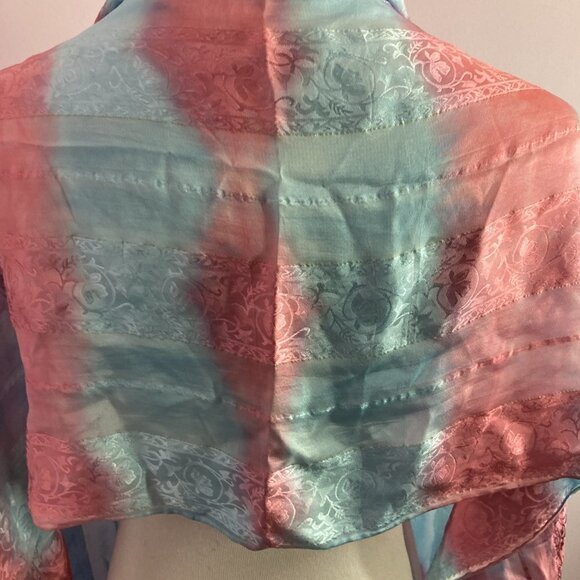 Silk Shawl, Tie Dye - Picture 3 of 7